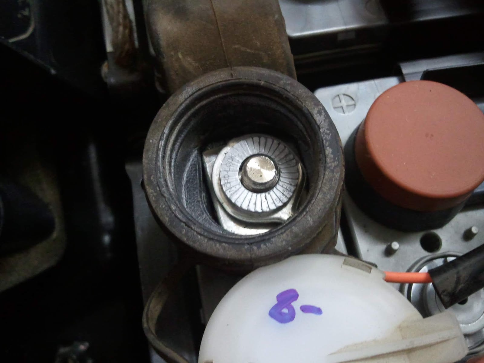 This is not exactly OK... using nordlock washer is probably not ok, but is better than the previous one